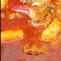 Beef stew A picture of Beef stew.