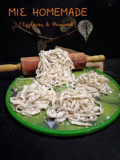 Foto resep Mie Homemade (eggless & manual)