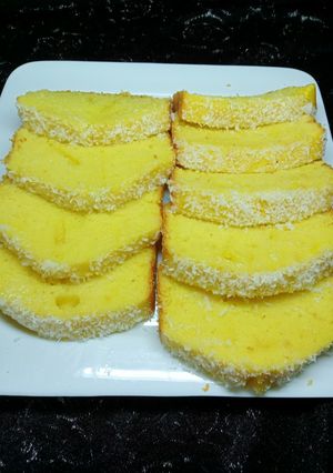A picture of Hot milk Cake.