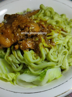 Foto resep Mie Ayam Hijau