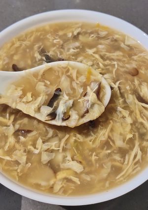 A picture of Fish Maw Soup.
