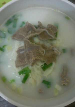 Foto resep 설렁탕 Seolleongtang cepat saji