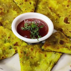 Potato Stuffed Paratha (Aloo Paratha) A picture of Potato Stuffed Paratha (Aloo Paratha).