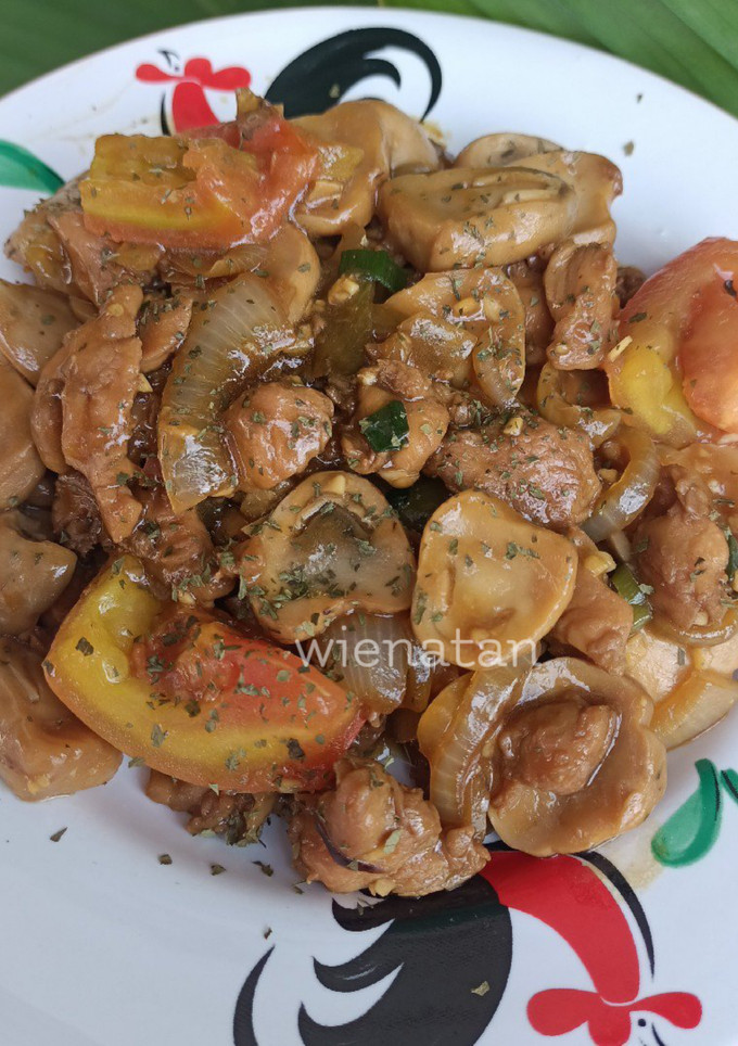 Foto resep Tumis Ayam Jamur kancing