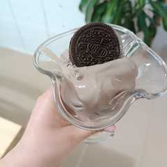 Una foto de Helado de oreo