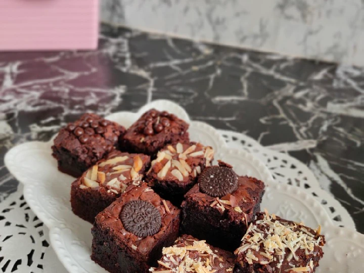 Langkah Gampang Membikin Resep Fudgy Brownies Shiny Crust yang Enak Banget Anti Ribet, Bisa Manjain Lidah