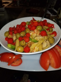 A picture of Lemon Shrimp Pasta.