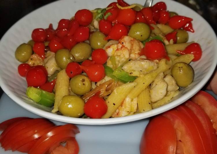 Recipe: Yummy Lemon Shrimp Pasta