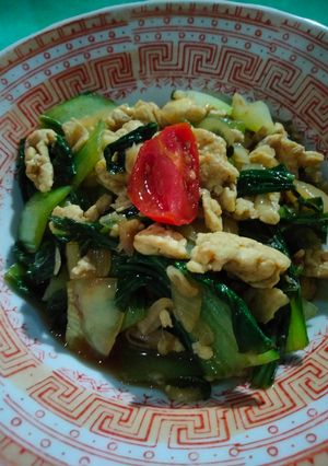 Foto resep Orak Arik telur pakcoy