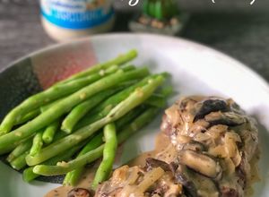 Gambar Beef Patty Steak with Mushroom Gravy