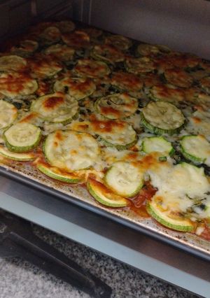 Una foto de Lasagna de berenjenas y zucchini