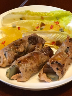 年糕酸黃瓜豬肉捲 的食譜成品照片