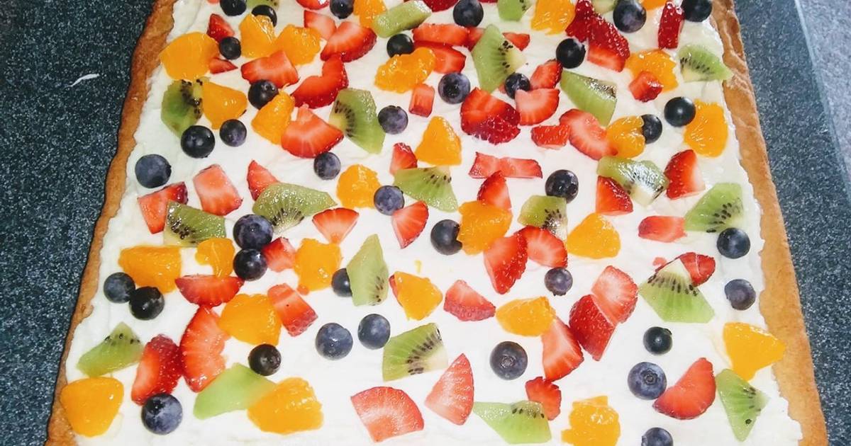 Fruit Pizza Recipe By Chef Nena Cookpad