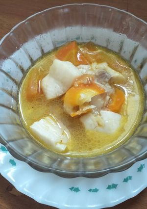 Foto resep Sop fillet ikan kakap merah
