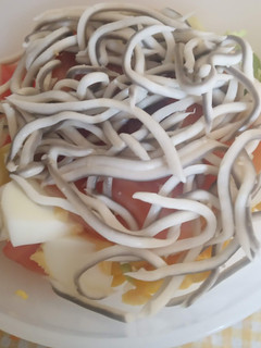 Una foto de Ensalada templada muy completa