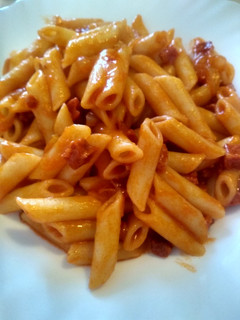 Una foto de Macarrones con chorizo