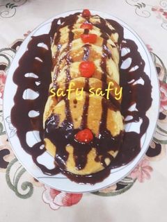 صورة لوصفة بان كيك(الحليب الرايب)