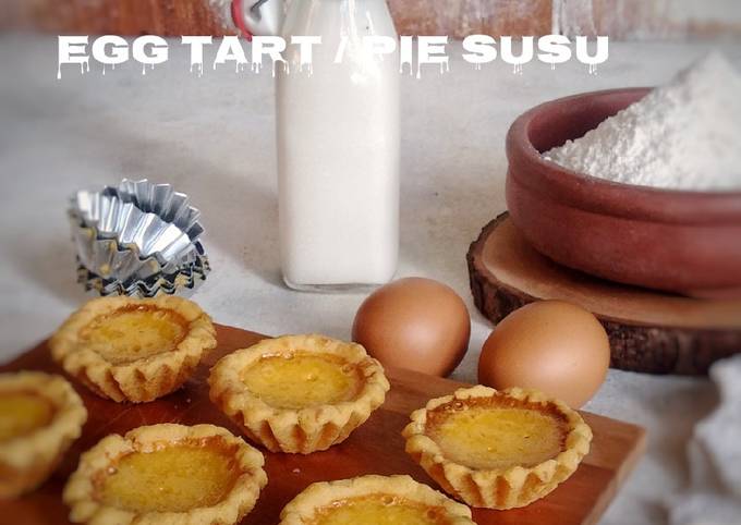 Cara membuat EGG TART / PIE SUSU Cara membuat EGG TART / PIE SUSU