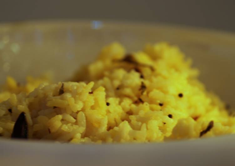 Yellow Rice &amp; Baby Potato Stir Fy