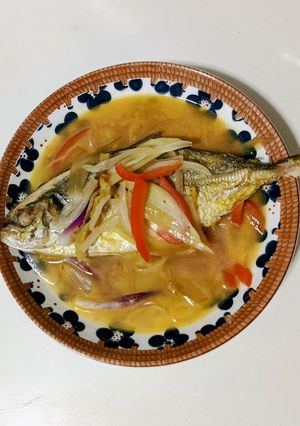 Foto resep Ikan Masak Sayur Asin Ala Chinese