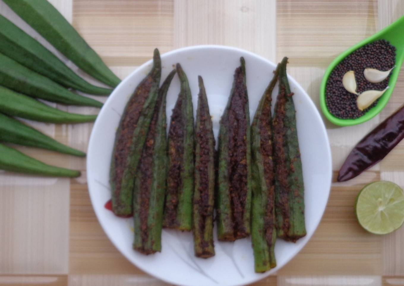 Stuffed bhindi recipe