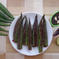 Stuffed bhindi recipe A picture of Stuffed bhindi recipe.