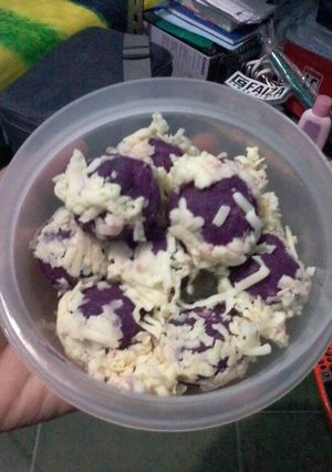 Foto resep Bola Bola Ubi Ungu