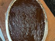 Una foto de ganache con manteca