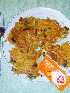 Foto resep Omlet mi instan