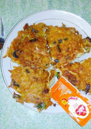Foto resep Omlet mi instan