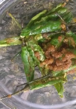 A picture of Green Chilly Masala#authors marathon.