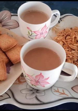 A picture of Treat Elaichi chay.