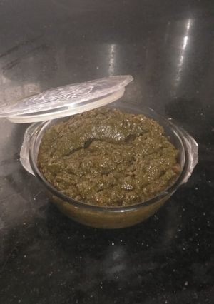 A picture of Sarso ka sag.