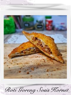 Foto resep Roti Goreng Sosis Kornet