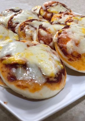 صورة لوصفة بيتزا 🍕