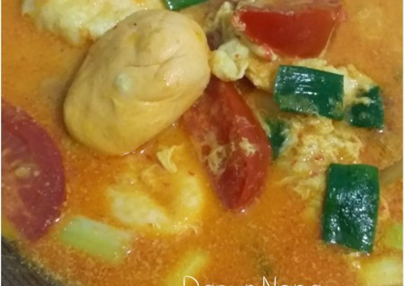 Gulai lamak telur bebek