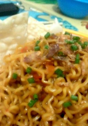 Foto resep Mie setan gampang pedes nendang