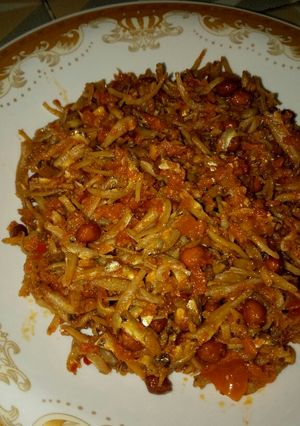 Foto resep Sambalado teri nasi kacang