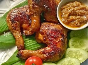 Foto resep Ayam Bakar/Panggang Bumbu Kecap (Pedas Manis) Teflon