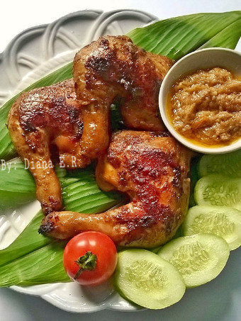 Resep Ayam Bakar/Panggang Bumbu Kecap (Pedas Manis) Teflon Sederhana Dan Enak