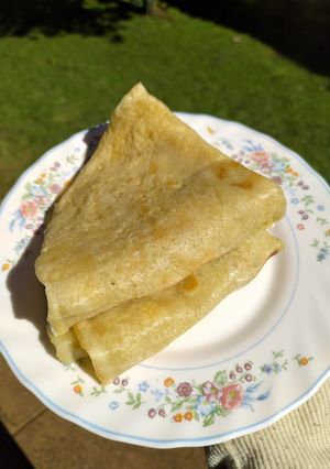 A picture of Vanilla crepes.