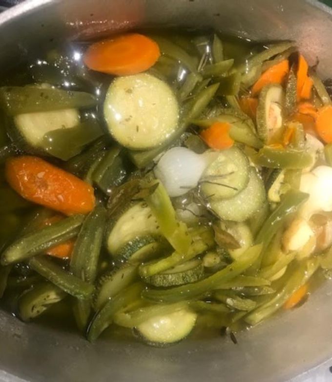 Una foto de Rajas en Vinagre