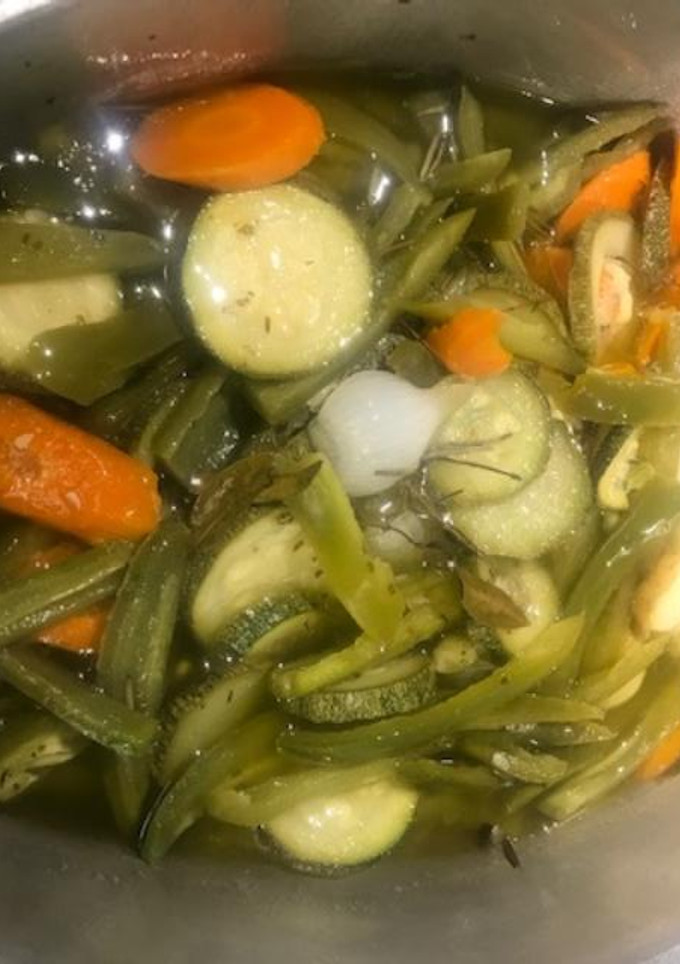Una foto de Rajas en Vinagre