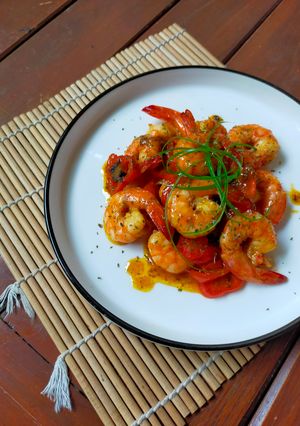 Foto resep Udang Saus Jeruk