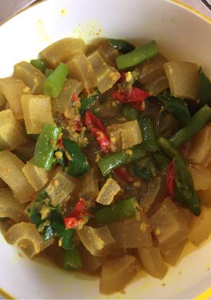 Foto resep Kikil sapi dan buncis pedas