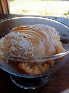 Una foto de Mousse de dulce de leche con vainillas