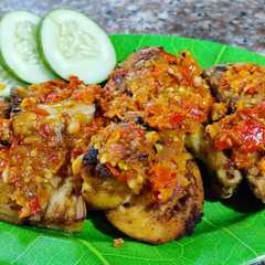 รูปของ Ayam Tempe Terong Penyet