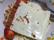 Gambar keju slice dan indomie