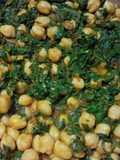 Chickpea saag