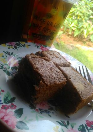 Foto resep Choco banana crumble cake